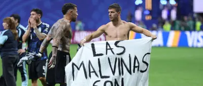 Argentinien provoziert mit Falkland-Banner: Fifa droht mit Strafe