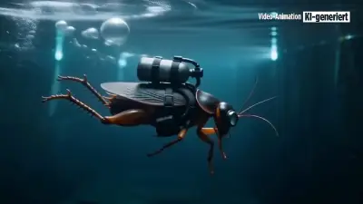 Cyborg-Kakerlaken mit Taucheranzügen: Lebensretter der Zukunft?