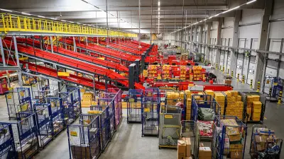 DHL-Express-Hub Tempelhof sortiert bis zu 6.000 Pakete pro Stunde