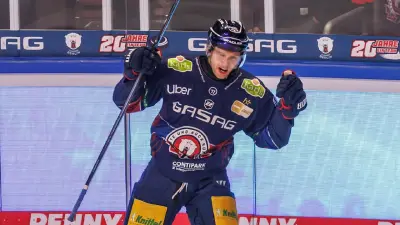 Eisbär Bergmann nach Knie-OP: Comeback-Plan und Reha-Fortschritt