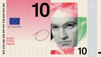 EZB stellt neue Euro-Banknoten vor: Beethoven und Eisvogel im Rennen