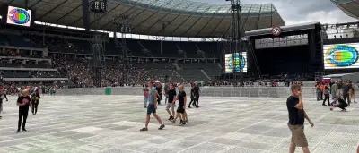 Foo-Fighters-Konzert in Berlin: Olympiastadion wegen Gewitterwarnung geräumt