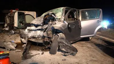 Frontalcrash im Saarland: 25-Jähriger stirbt bei Kreuzungsunfall