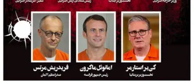 Iranische Zeitung zeigt Merz in Häftlingskleidung und ruft zu Rache auf