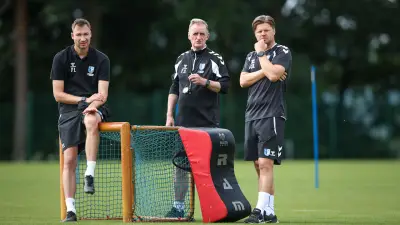 Magdeburgs Co-Trainer Bradasch schwärmt von Chef Sander