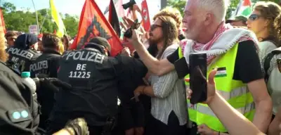 Protest gegen Rheinmetall: Greta Thunberg mischt in Berlin mit