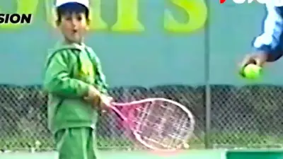 Süßes Video: Tennis-Superstar als kleiner Junge entdeckt