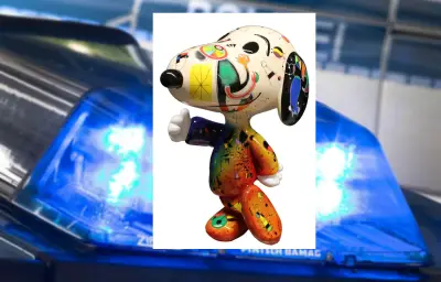 Snoopy-Skulptur aus Berliner Galerie gestohlen – Polizei sucht Zeugen