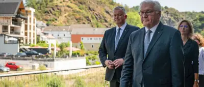 Steinmeier im Ahrtal: Flut-Jahrestag ist Auftrag für mehr Hochwasserschutz