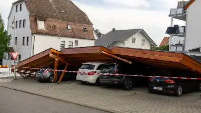 Superzelle verwüstet Südwesten: Hagel und Orkanböen in Baden-Württemberg