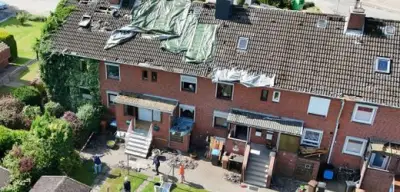 Tornado in Glückstadt: Dutzende Gebäude beschädigt