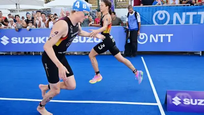 Triathlon-Staffel-WM: Olympiasieger Deutschland verpasst als Fünfter das Podium