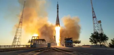 Trotz Ukraine-Krieg: Russen und US-Astronaut starten gemeinsam zur ISS
