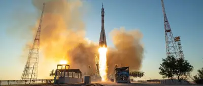Trotz Ukraine-Krieg: Zwei Russen und ein US-Astronaut fliegen zur ISS