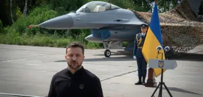 Ukrainischer F-16-Kampfjet bei Luftabwehr abgestürzt