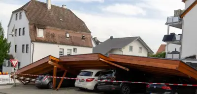 Unwetter in Deutschland: Feuerwehr warnt vor Überschwemmungen und Hagel