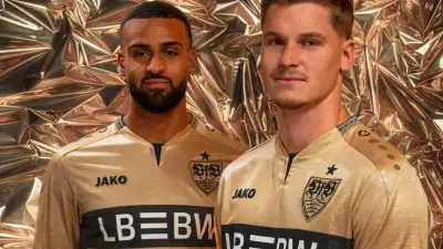 VfB Stuttgart präsentiert neues Gold-Trikot: Von Wehrle geleakt