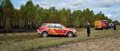Waldbrand auf ehemaligem Truppenübungsplatz Jüterbog-West: Feuerwehr im Einsatz