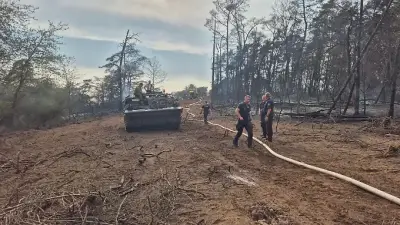 Waldbrand bei Birkenfeld: Rallyefahrzeug als Auslöser vermutet