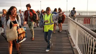 Waldbrände in Frankreich: Chaos bei Evakuierung von Cap Ferret