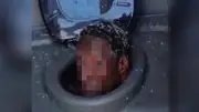 Acht Stunden im Dixi-Klo: Mann fällt in Toilette und wird erst spät gerettet