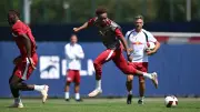 Assan Ouédraogo: Erster WM-Rückkehrer im RB-Leipzig-Training