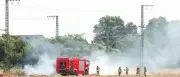 Bahnstrecke Düsseldorf-Köln nach Böschungsbrand gesperrt