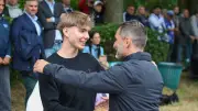 Blitzbesuch von Wunderkind Eichhorn: Hertha-Trainer Leitl gerührt