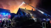 Blitzeinschlag in Wilburgstetten: Großbrand fordert 350 Einsatzkräfte