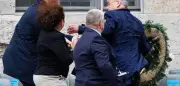 Bonhoeffer-Nachfahre: AfD-Kranz bei Gedenkfeier „gehört hier nicht hin“