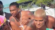 Boots-Party mit Rapper Izolan: Bayern-Star Michael Olise genießt Urlaub vor neuer Saison