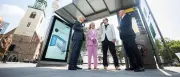 BVG präsentiert neue Haltestelle der Zukunft mit Solar und WLAN