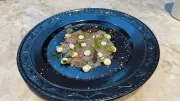 Carpaccio vom Carabinero: Leichtes Frühlingsgericht mit Limonenmayonnaise