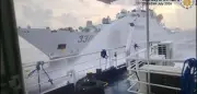 China attackiert philippinische Schiffe mit Wasserwerfern im Südchinesischen Meer