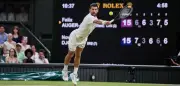 Djokovic übersteht Fünf-Stunden-Krimi gegen Auger-Aliassime in Wimbledon