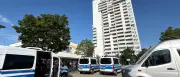 DNA-Reihenuntersuchung nach Pflastersteinwurf auf Polizeiwagen in Kiel