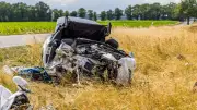 Drei Tote bei Frontalcrash auf B102 in Brandenburg