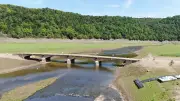 Edersee-Atlantis: Versunkene Dörfer tauchen bei Niedrigwasser auf