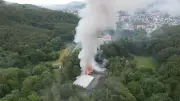 Großbrand in leerstehender Fabrik in Wernigerode: 100.000 Euro Schaden