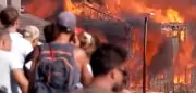 Großbrand in Norwegen: 100 Wohnungen zerstört, Augenzeugen berichten