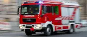Großbrand in Oranienburg: Produktionshalle steht in Flammen
