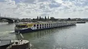 Hotelschiff auf Rhein festgefahren: 115 Personen an Bord in Bonn