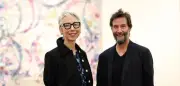 Keanu Reeves begleitet Alexandra Grant zur Ausstellungseröffnung in Nürnberg
