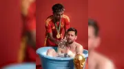 KI-Video zeigt Messi als Baby in der Badewanne – Yamal badet ihn