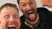 Kleindienst feiert mit Rapper Finch im Union-Stadion