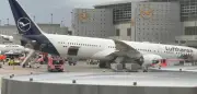 Lufthansa-Jet in Frankfurt: Fehlender Verriegelungsstift wohl Ursache für Einknicken