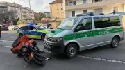 Motorradfahrer flüchtet vor Polizei in Würzburg und wird festgenommen