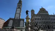 Perlachturm-Sanierung in Augsburg: Fertigstellung erst 2028