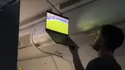 Public Viewing im Flugzeug: Messi-Wahnsinn in der Luft