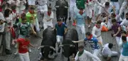 Sanfermines: Zweite Stierhatz in Pamplona mit Verletzten